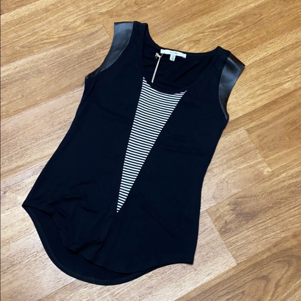 NWT Red23 Inset Stripe Top